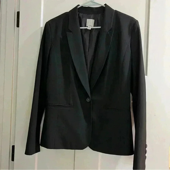 halogen Jackets & Blazers - Halogen Women’s Black Blazer Jacket Size 8 One Button Lined